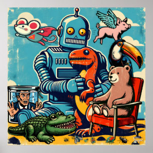 Poster "Aniversário do urso"