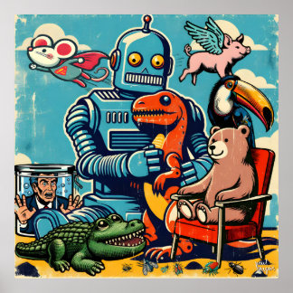 Poster "Aniversário do urso"