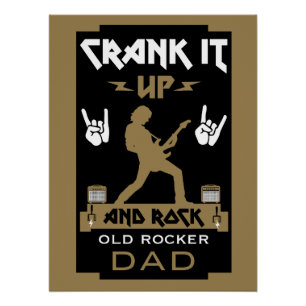 Pôster Aniversário dos Rockers de 40 anos