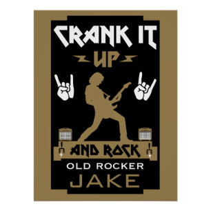 Pôster Aniversário dos Rockers de 60 anos