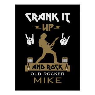 Pôster Aniversário dos Rockers de 70 anos
