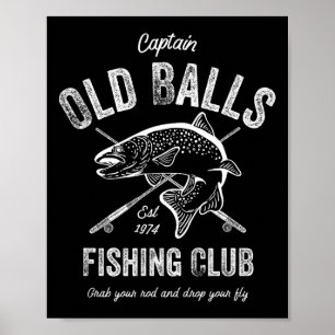 Poster Aniversário Engraçado de Pesca com Mosca para Home