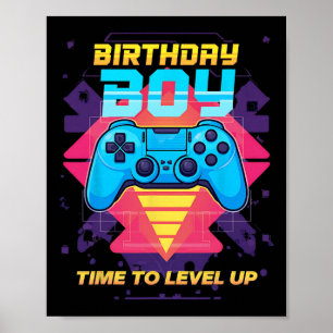 Poster Aniversário, Hora De Aproximar O Gamer De Jogos