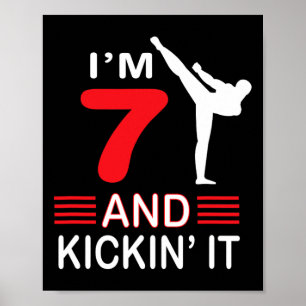 Poster Aniversário Presente Artes Marciais Oferecem Garot