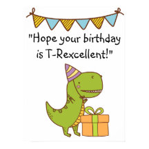 Aniversário T-Rexcelente