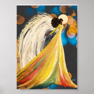 Poster Anjo à Lua 5x7