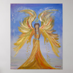 Pôster Anjo abençoado da mãe dos Seraphim