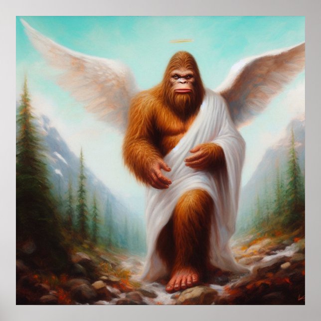 Poster Anjo Bigfoot (Frente)