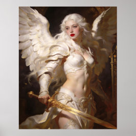 Poster Anjo Branco