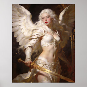 Poster Anjo Branco