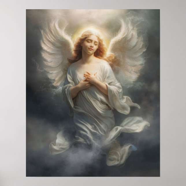 Poster Anjo Branco (Frente)
