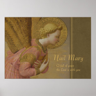 Poster Anjo CC0816 do aviso do Fra Angelico