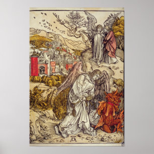 Poster Anjo com a chave do abismo, 1498