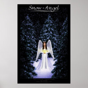 Poster Anjo da neve