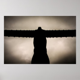 Pôster Anjo da siloueta norte