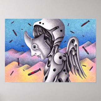 Poster Anjo de Batalha.