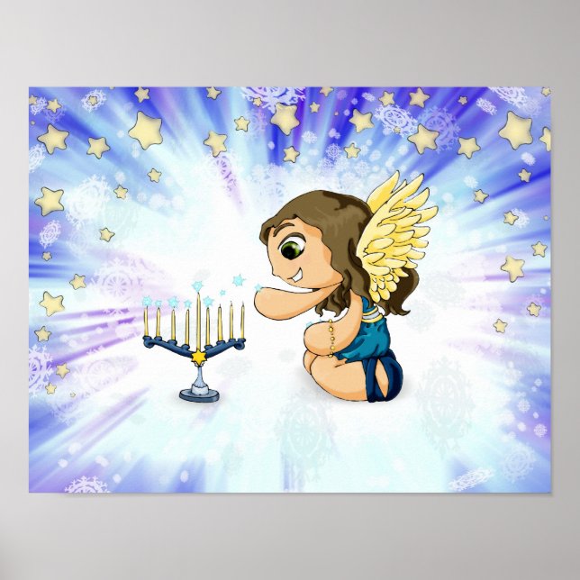 Pôster Anjo de Menorah (Frente)