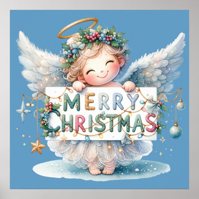 Poster Anjo de Natal (Frente)