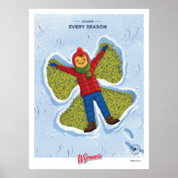 Poster Anjo de Neve 18x24