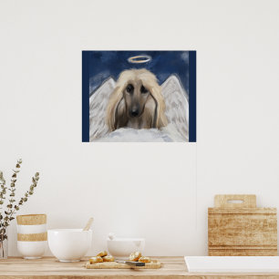 Poster Anjo do Afghan Hound
