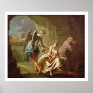 Poster Anjo do Compaixão, c.1746 (óleo na canvas)