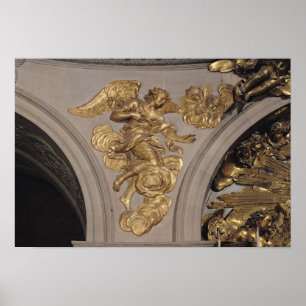 Pôster Anjo do estilo de Louis XIV, do arco