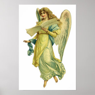 Pôster Anjo do Natal do Victorian, Gloria em Excelsis Deo