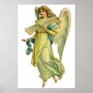 Pôster Anjo do Natal do Victorian, Gloria em Excelsis Deo