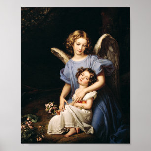 Poster Anjo guardião de Joseph Karl Stieler