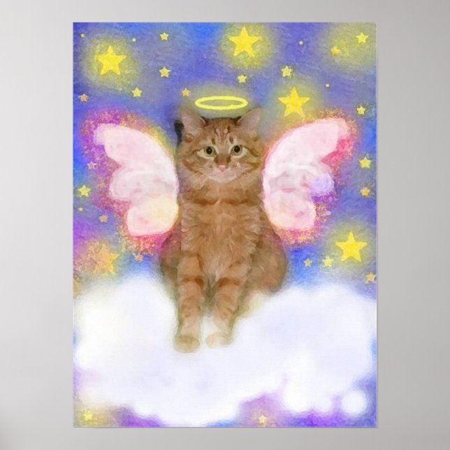 Poster Anjo Guardião dos Gatos (Frente)