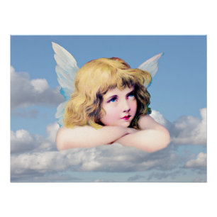 Pôster Anjo nas Nuvens