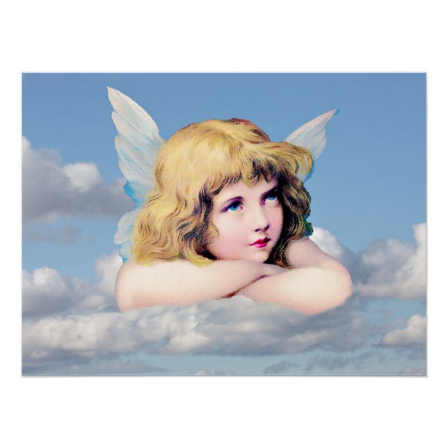 Pôster Anjo nas Nuvens (Frente)