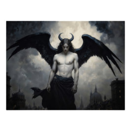 Pôster Anjo Negro Lúcifer