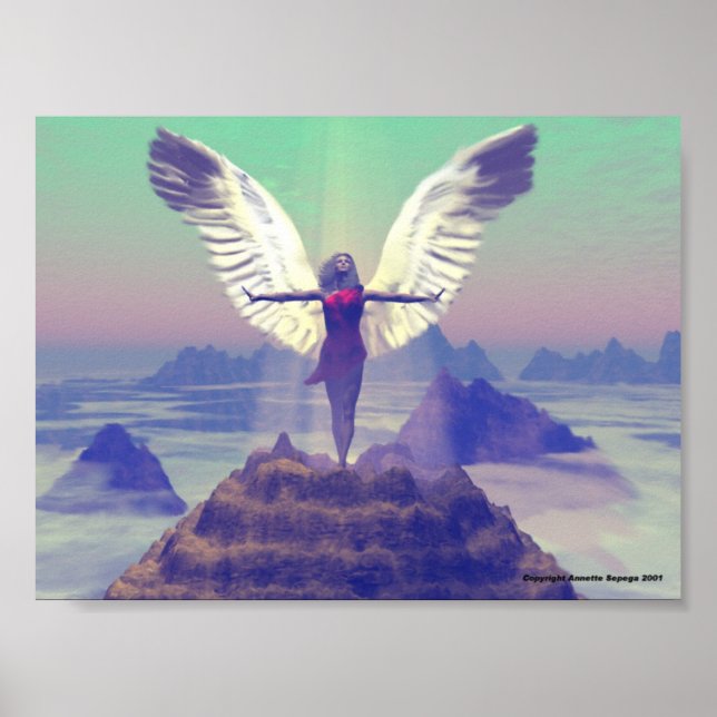 Pôster Anjo no Alto (Frente)