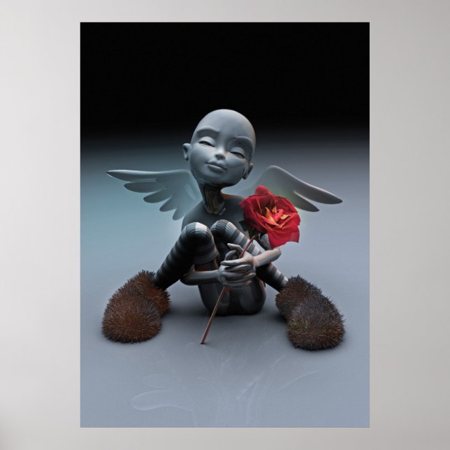 Pôster anjo&rosa (Frente)