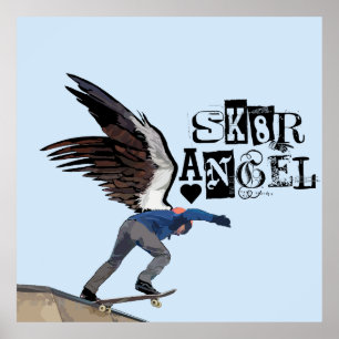 POSTER ANJO SK8R 1