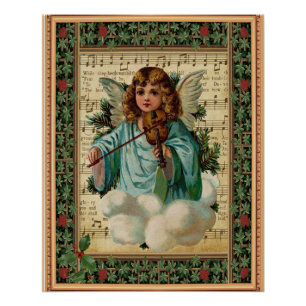 Pôster Anjo tocando violino