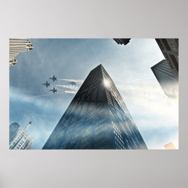 Pôster Anjos azuis (Frente)