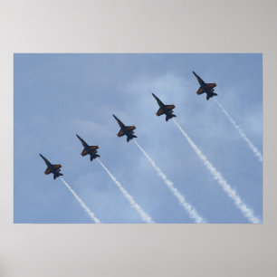 Poster Anjos azuis FA-18