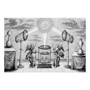 Pôster Anjos divinos da alquimia