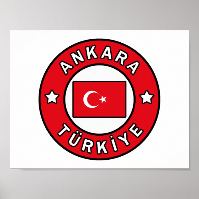 Poster Ankara Türkiye (Frente)