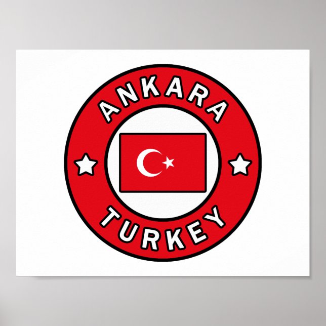 Poster Ankara Turquia (Frente)