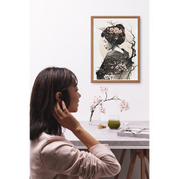 Poster Anmutige japanische Geisha -