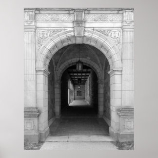 Poster Ann Arbor Michigan Archway