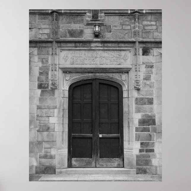 Poster Ann Arbor Michigan Doors (Frente)