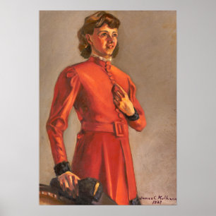 Poster Ann Kulhanek Becka - Retrato de Kulhanek