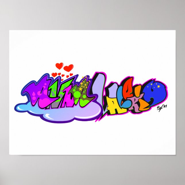 Poster Anna Valeria Grafite (Frente)