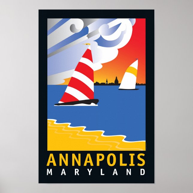 Pôster Annapolis, quarta-feira à tarde (Frente)