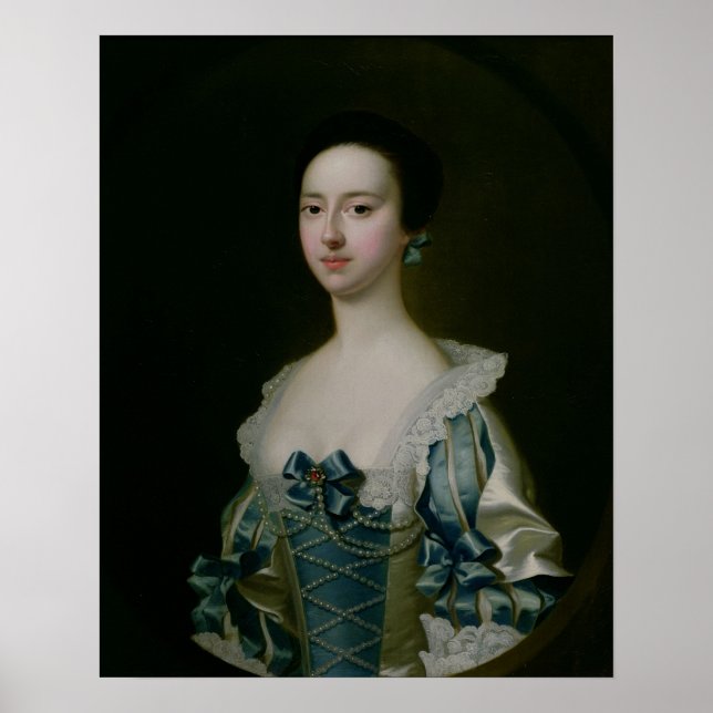 Poster Anne Bateman, later Mrs. John Gisbourne, 1755 (Frente)