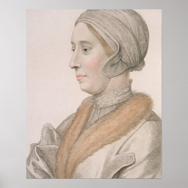 Poster Anne Bolena (1507-36) gravada por Francesco Bartol (Frente)